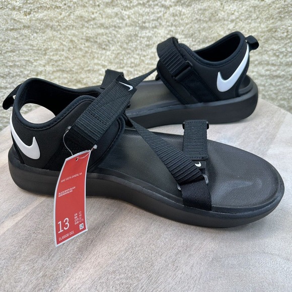 Nike Sandals Mens Size 13 Vista Sport Casual Shoes Black White Black DJ6606 001 - Picture 7 of 13